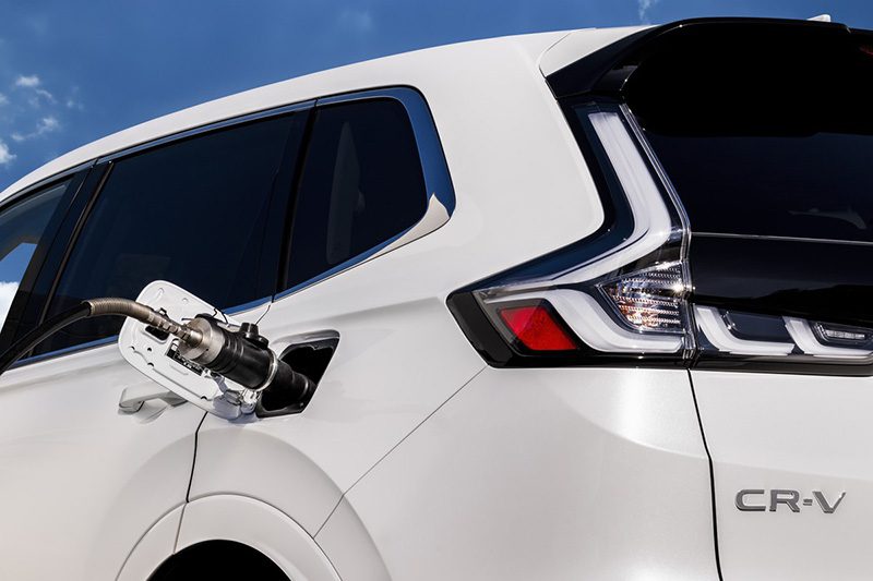 Honda CR-V e:FCEV Honda CR V e:FCEV เปิดตัวสหรัฐฯ เติมได้ทั้งไฟฟ้าและไฮโดรเจน