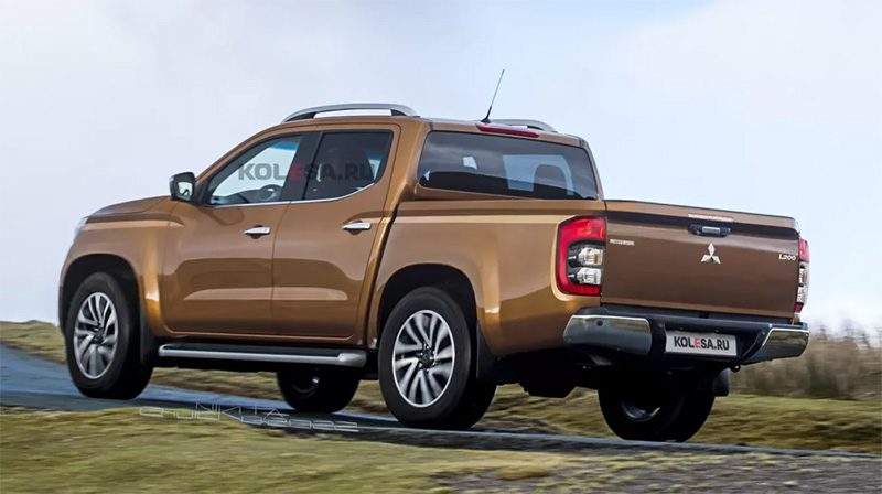 Mitsubishi Triton 2023 Mitsubishi Triton 2023 กับภาพจำลองจากคันจริงก่อนเปิดตัว