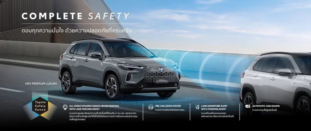 Toyota Corolla Cross 2025 ราคา ตารางผ่อน และสเปคโดยละเอียด